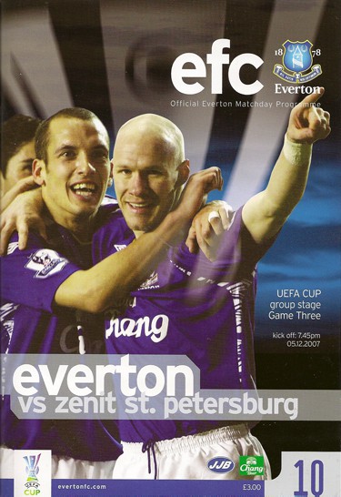 Everton FC v Zenit St Petersburg